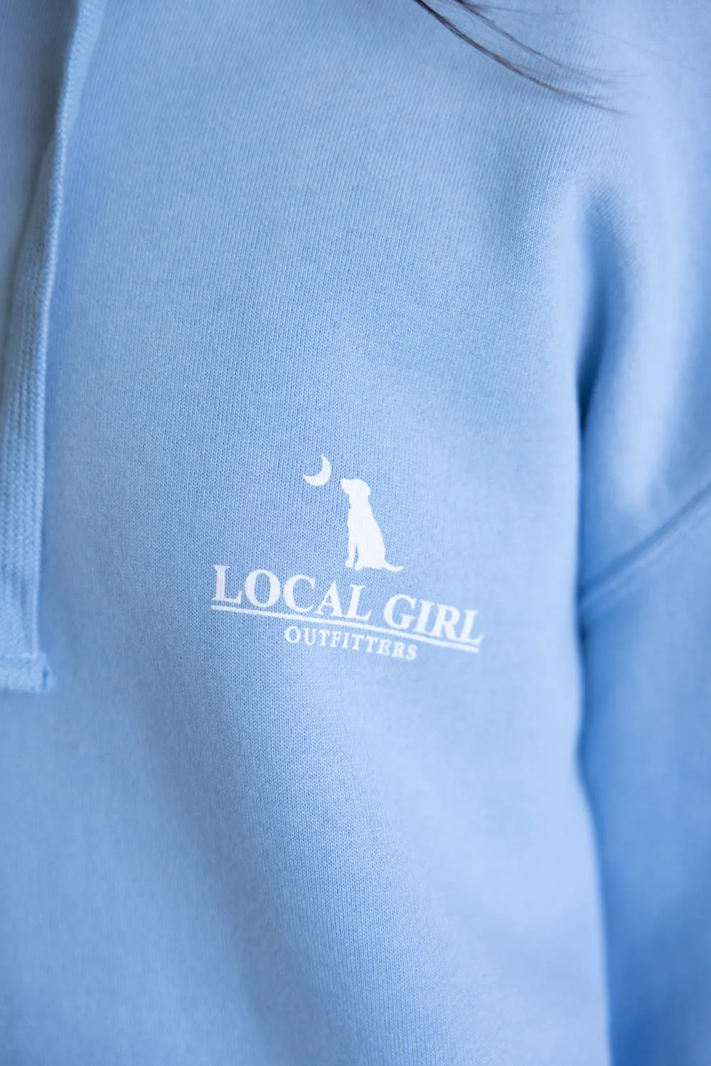 Local Girl Bluff Camo Plate Brushwood Hoodie for Women in Sky Blue | L5130003-SKY sold by Glik’s product image thumbnail 4