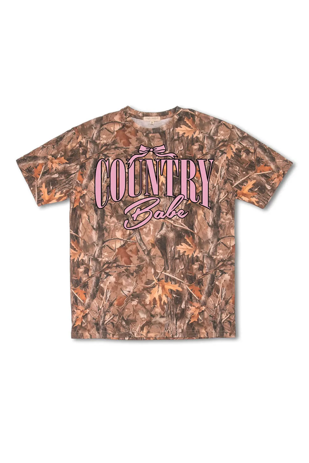 Simply Southern Plus Size Camo Country Babe T-Shirt for Women in Brown | EXT-SS-COUNTRYBABE-CAMO sold by Glik’s