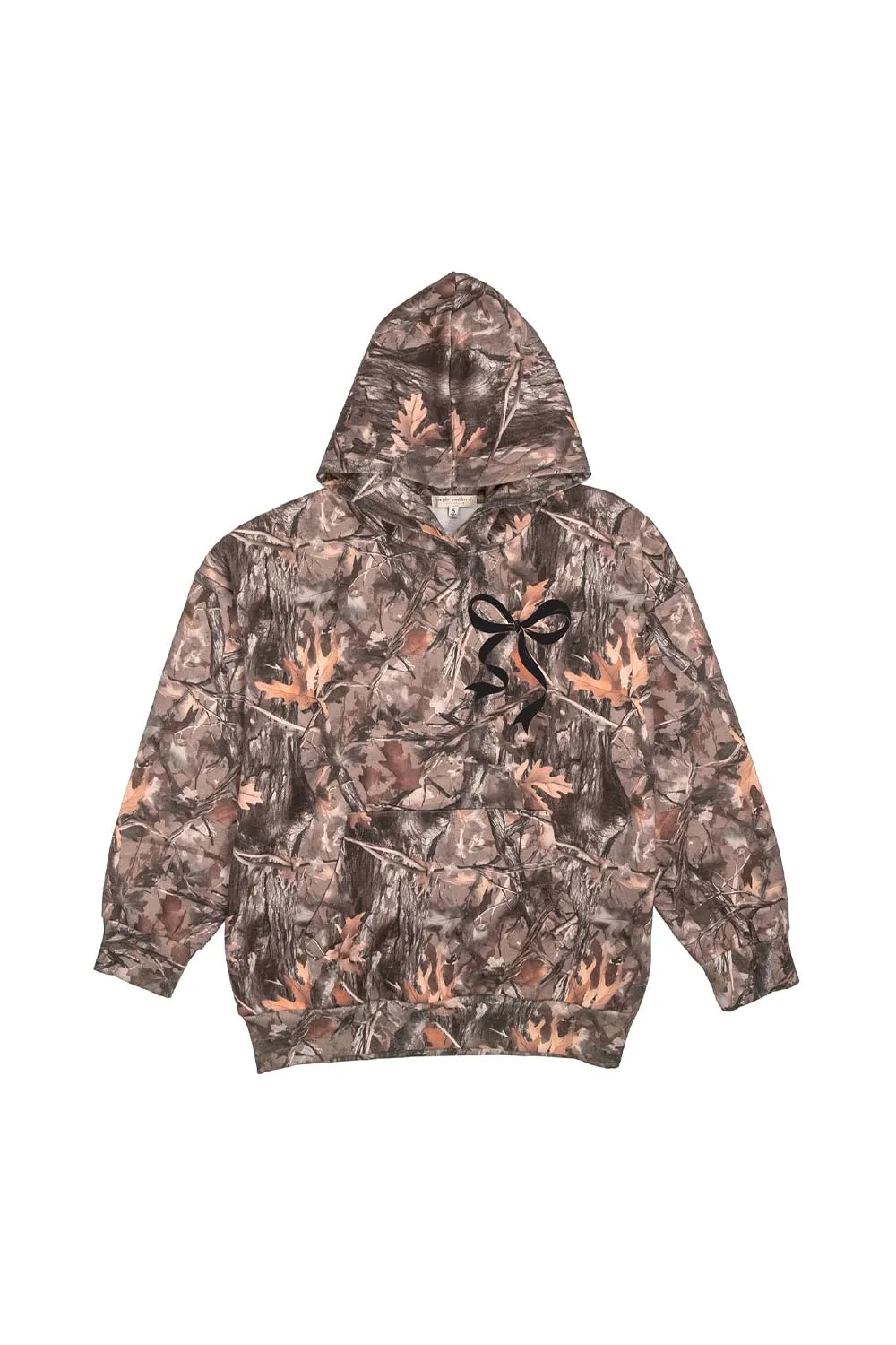Simply Southern Black Bow Camo Hoodie for Women in Brown | HD-BOW-CAMO sold by Glik’s product image thumbnail 2