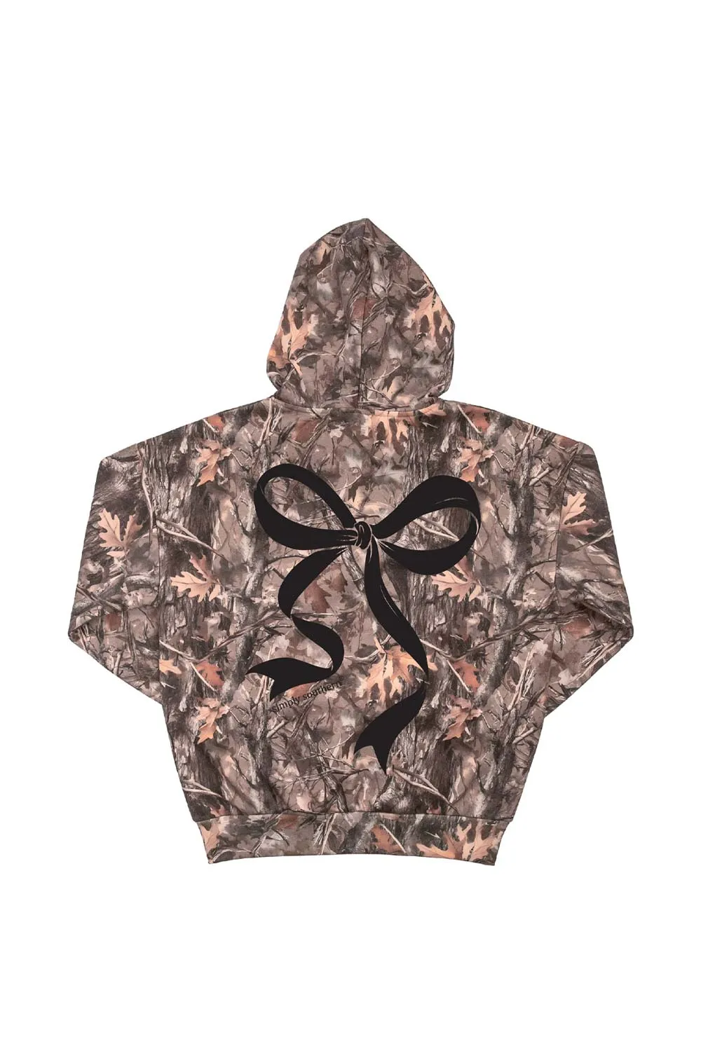 Simply Southern Black Bow Camo Hoodie for Women in Brown | HD-BOW-CAMO sold by Glik’s product image thumbnail 3