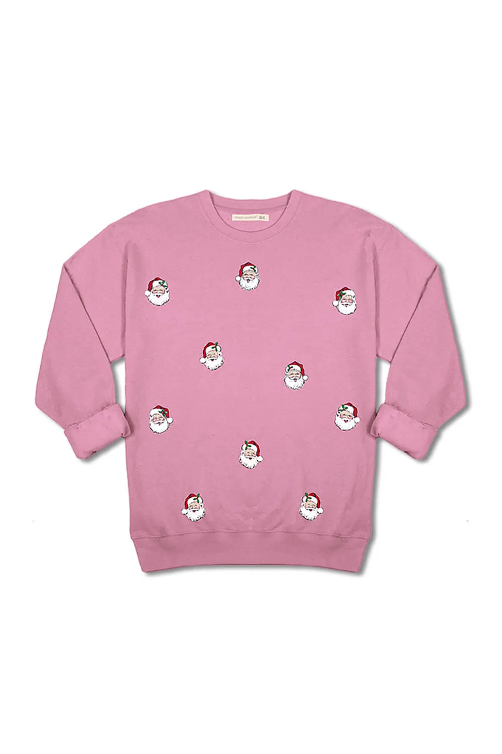 Simply Southern Santa Crewneck for Women in Pink | CREW-SANTA-BBLGUM sold by Glik’s product image thumbnail 2