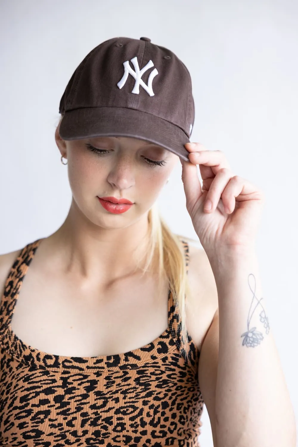 47 New York Yankees Clean Up Hat in Brown | B-RGW17GWSNL-BW sold by Glik’s product image thumbnail 3