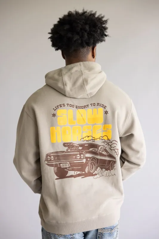 Ariat x Sendero Slow Horses Hoodie for Men in Brown | 10062503-BRINDLE sold by Glik’s