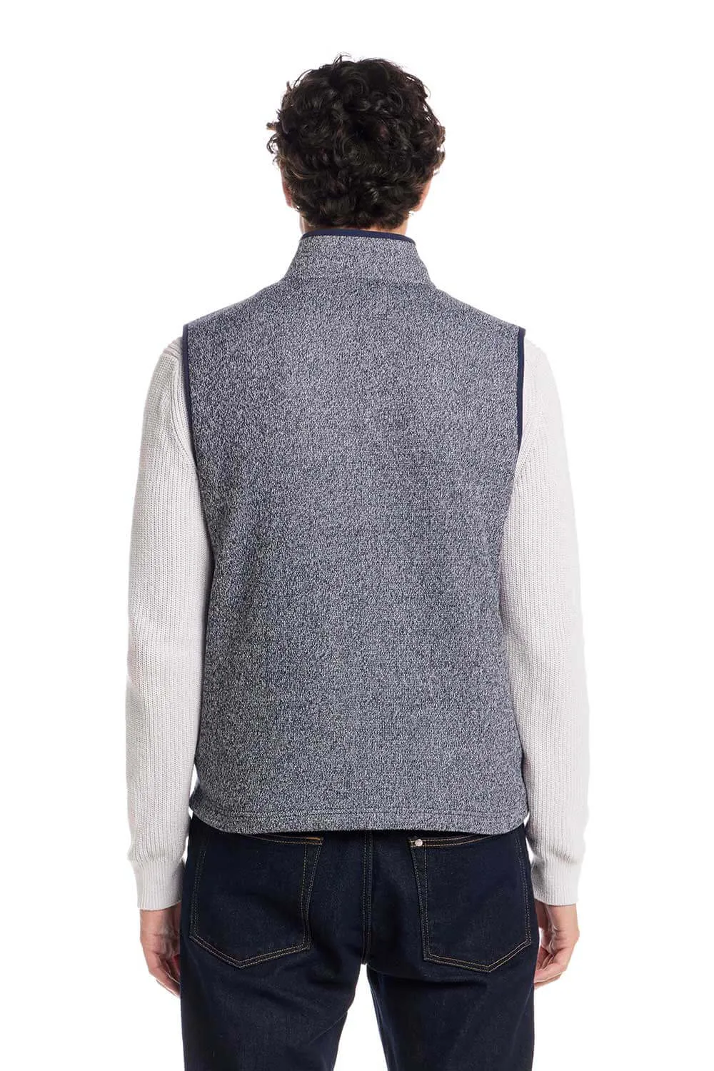 Weatherproof Vintage Knit Mock Neck Vest for Men in Blue | F2531739GK-SEABORNE sold by Glik’s product image thumbnail 2