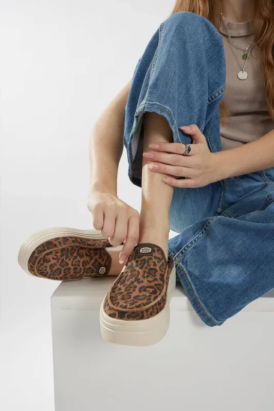 HEYDUDE Women’s Austin Lift Classic Shoes in Leopard | 41272-2GA sold by Glik’s