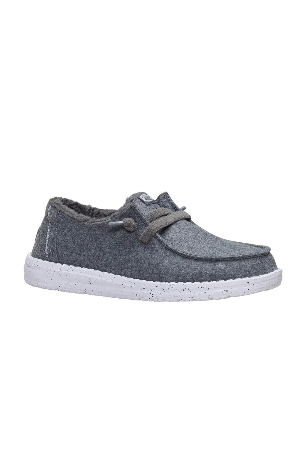 HEYDUDE Women’s Wendy Wool Cozy Shoes in Charcoal | 44272-025 sold by Glik’s product image thumbnail 2