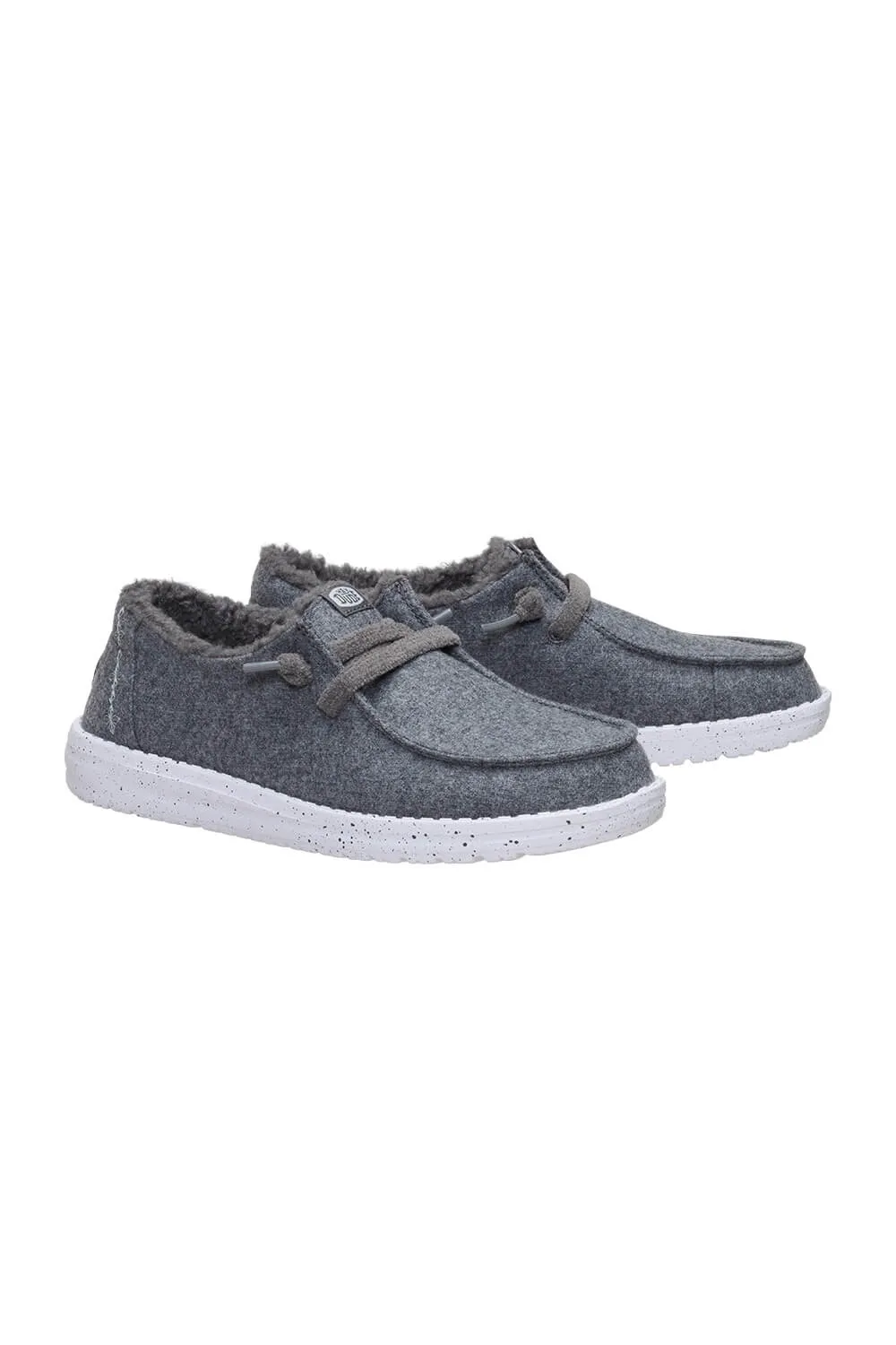 HEYDUDE Women’s Wendy Wool Cozy Shoes in Charcoal | 44272-025 sold by Glik’s