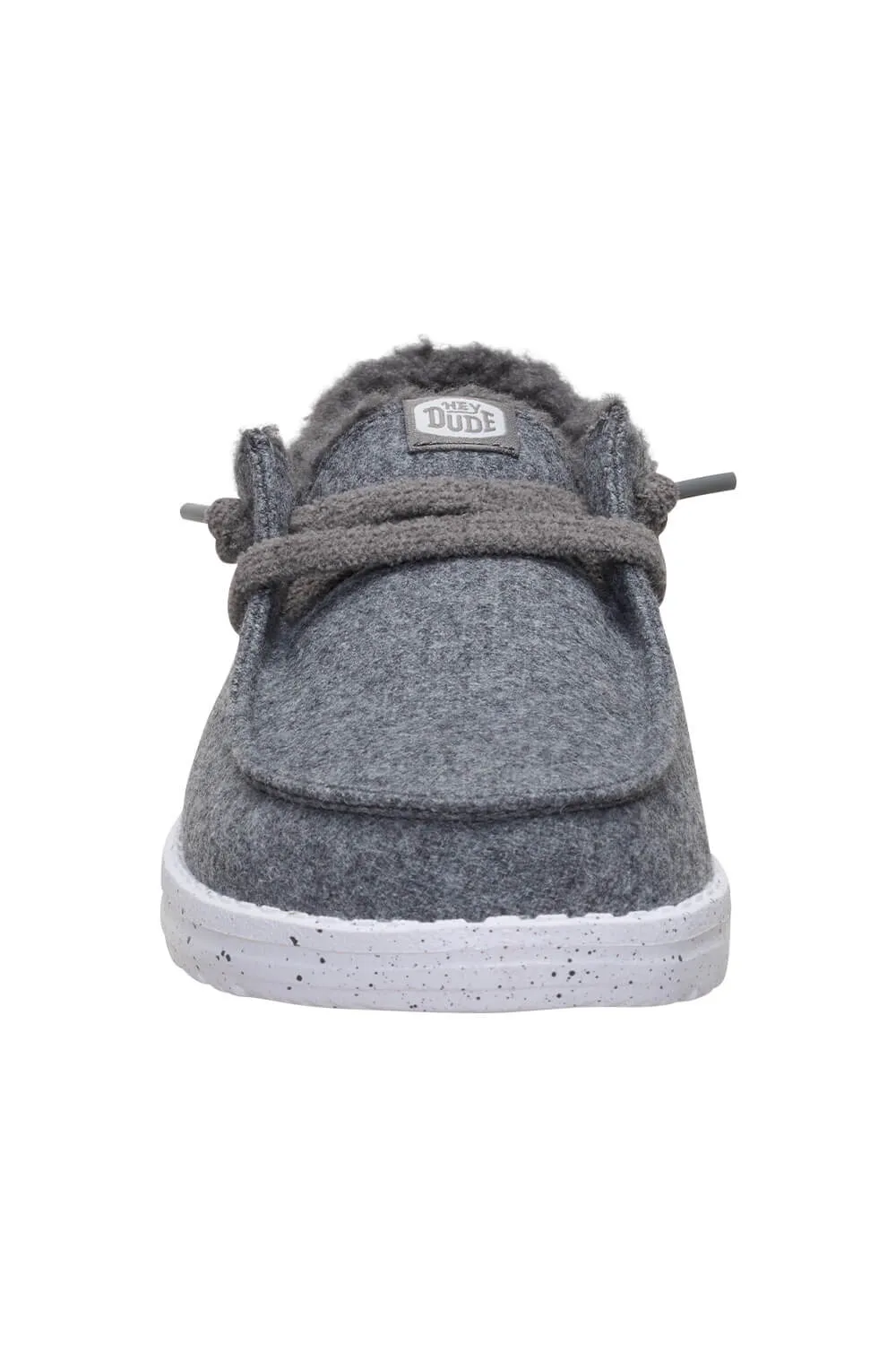 HEYDUDE Women’s Wendy Wool Cozy Shoes in Charcoal | 44272-025 sold by Glik’s product image thumbnail 5