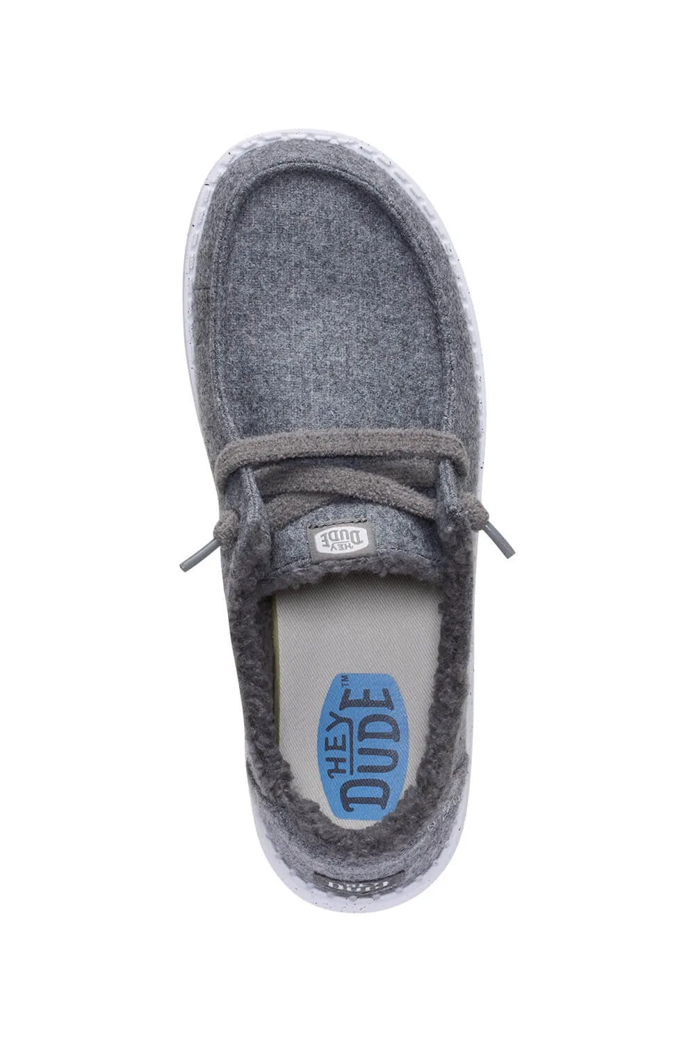 HEYDUDE Women’s Wendy Wool Cozy Shoes in Charcoal | 44272-025 sold by Glik’s product image thumbnail 3