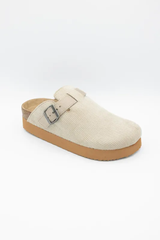 Rocket Dog Abel Plus Corduroy Clogs for Women in Taupe | ABEL PLUS-TAUPE sold by Glik’s