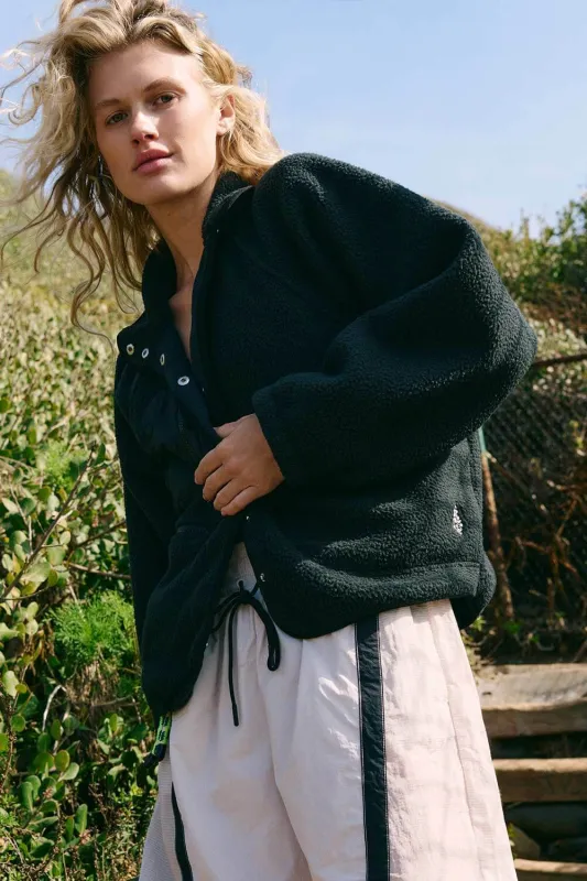 FP Movement Hit The Slopes Fleece Jacket for Women in Black | OB921410-BLACK sold by Glik’s