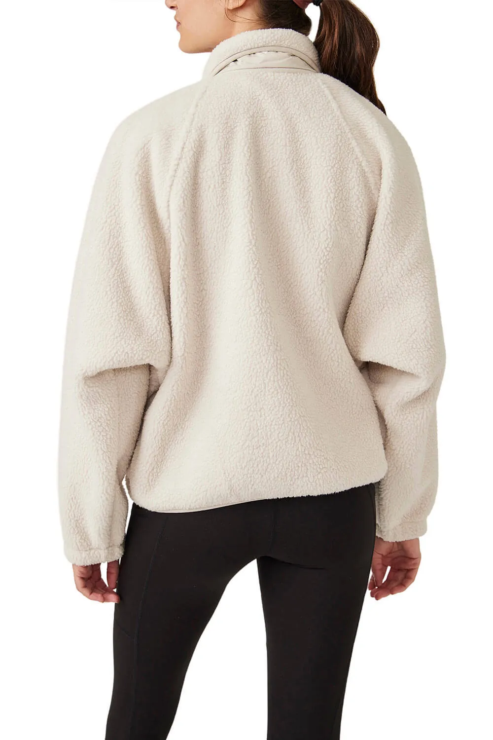 FP Movement Hit The Slopes Fleece Jacket for Women in Muted Beige | OB921410-BEIGE sold by Glik’s product image thumbnail 4