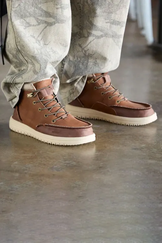 HEYDUDE Mens Bradley Classic Tumbled in Cognac | 44327-2JZ sold by Glik’s