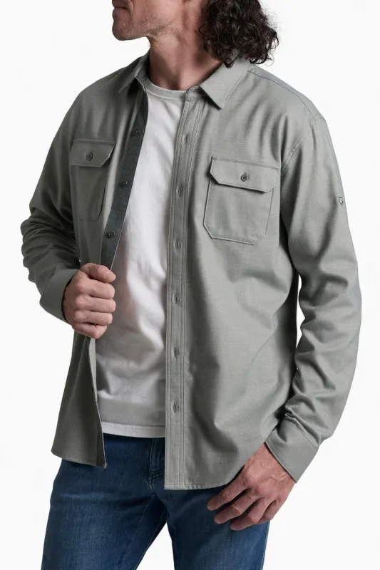 Kuhl Descendr Flannel Shirt for Men in Pavement | 7244-PAVEMENT sold by Glik’s