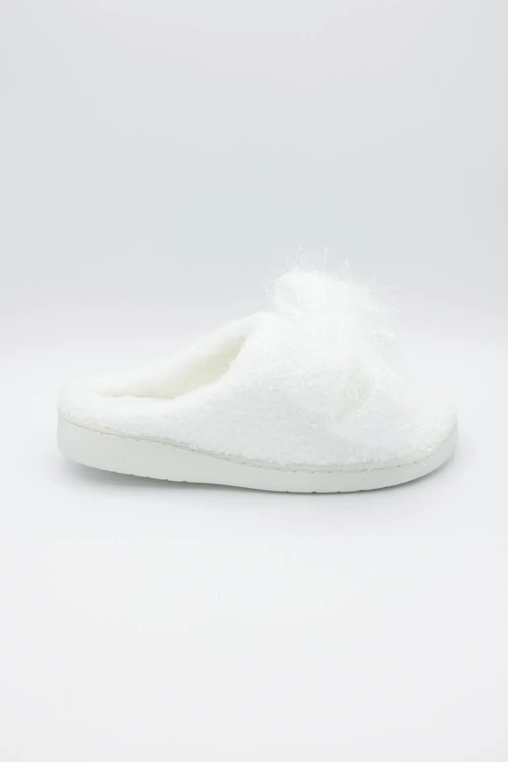 3D Bow Slippers for Women in White | GS1412401-WHITE sold by Glik’s product image thumbnail 3