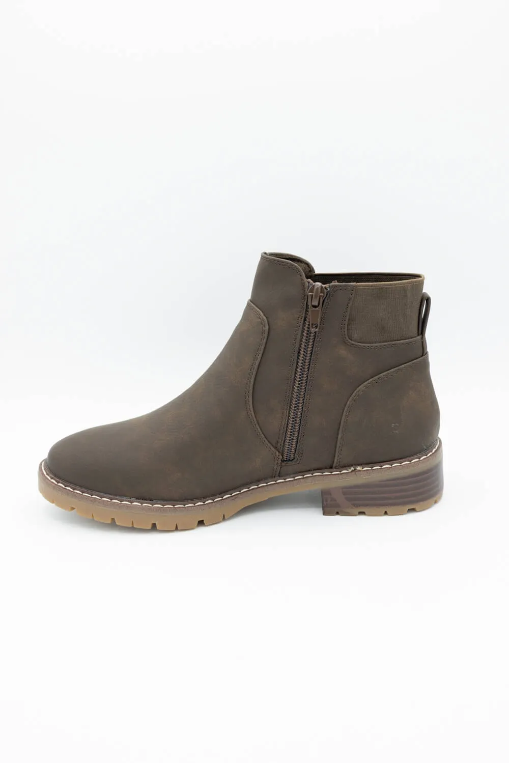 Rocket Dog Noelani Booties for Women in Brown | NOELANI-DK BROWN sold by Glik’s product image thumbnail 5