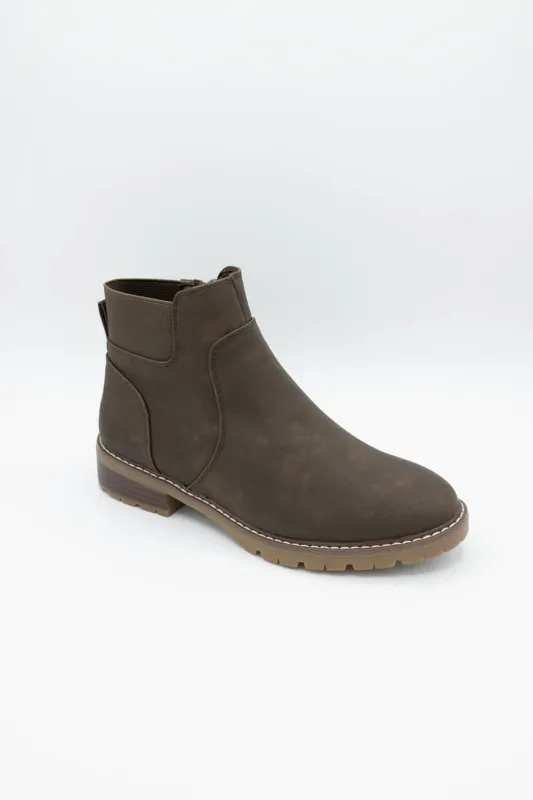 Rocket Dog Noelani Booties for Women in Brown | NOELANI-DK BROWN made by Glik’s