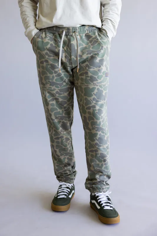 Marsh Wear Fireside Fleece Pants for Men in Green Mallard Camo | MWP17-GMC sold by Glik’s