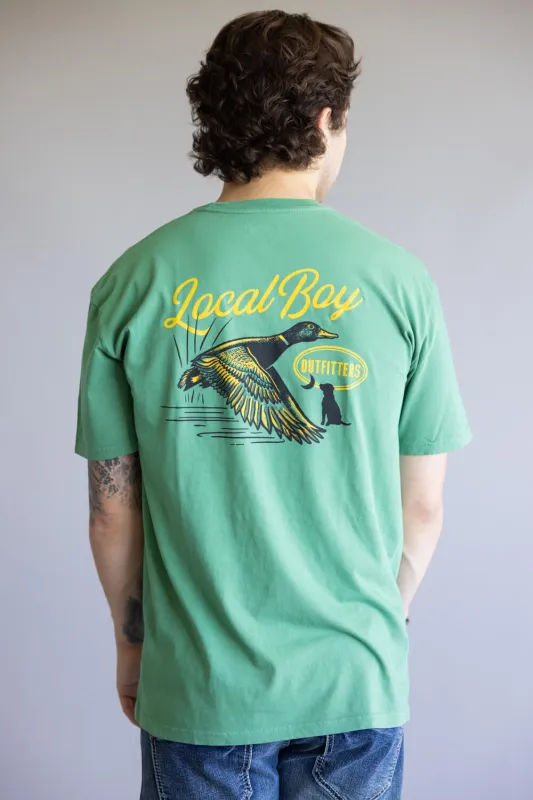 Local Boy Moonlit Mallard T-Shirt for Men in Light Green | L1000654-LTG-GREEN sold by Glik’s