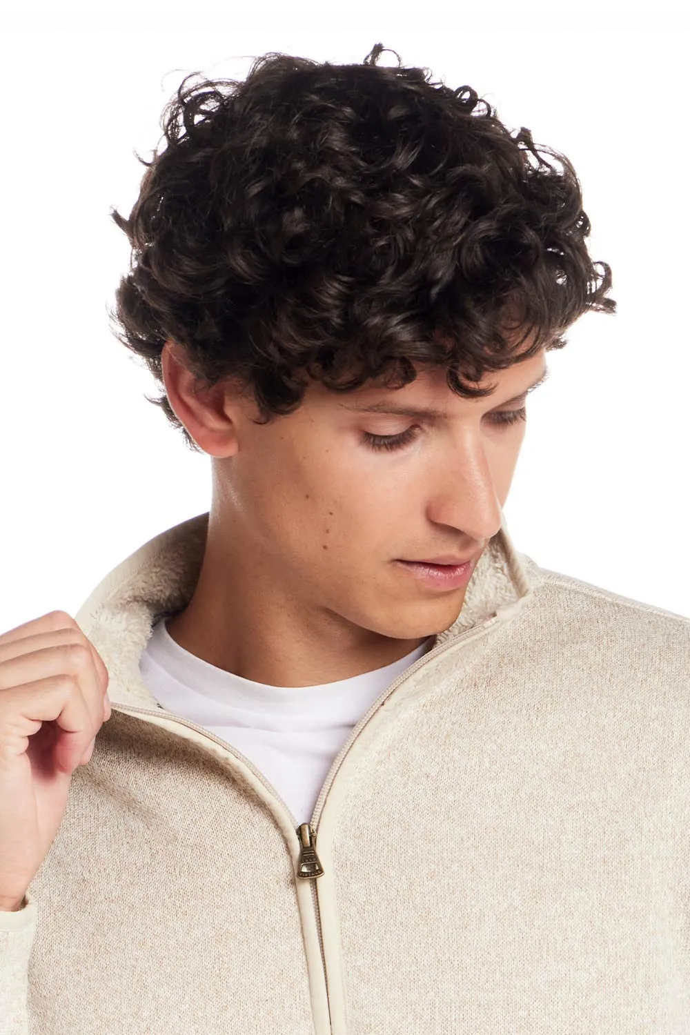 Weatherproof Vintage Sherpa Sweater Quarter Zip for Men in Stone | F2521150GK-STONE sold by Glik’s product image thumbnail 3