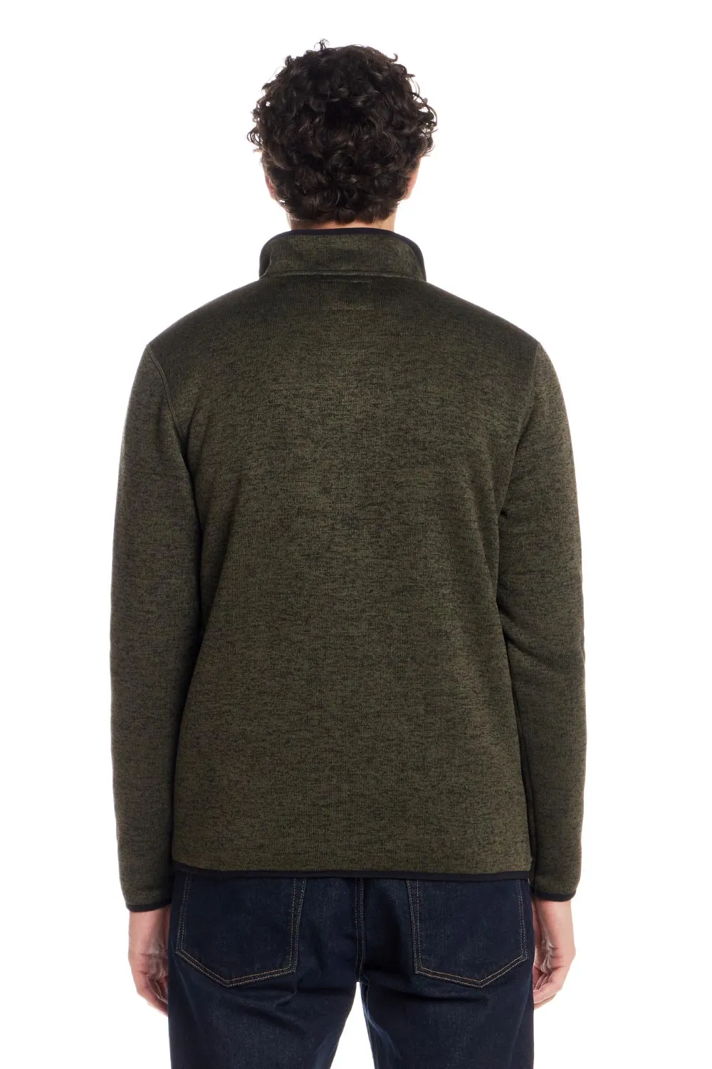 Weatherproof Vintage Sherpa Quarter Zip Sweater for Men in Olive | F2521150GK-OLIVE sold by Glik’s product image thumbnail 2