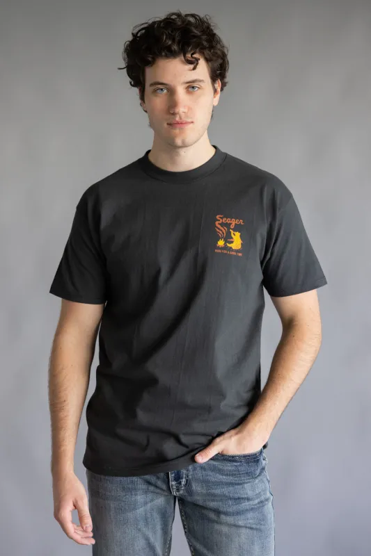 Seager Smokey T-Shirt for Men in Coal | MTS22SMOCL sold by Glik’s