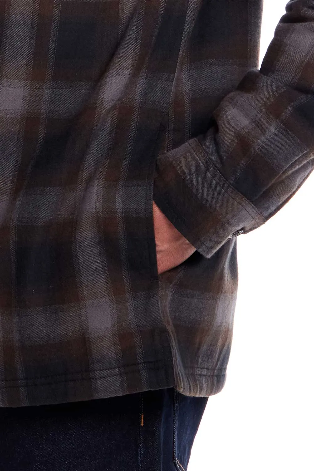 Weatherproof Vintage Sherpa Lined Shirt Jacket for Men in Mocha | F255441GK-MOCHA sold by Glik’s product image thumbnail 4