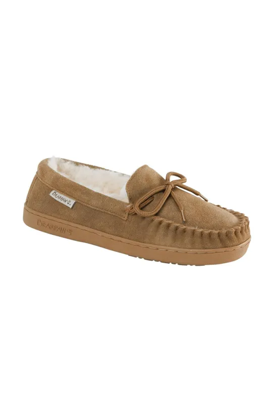 Bearpaw Moc II Slippers for Men in Hickory | 1295M-220 HICKORY sold by Glik’s