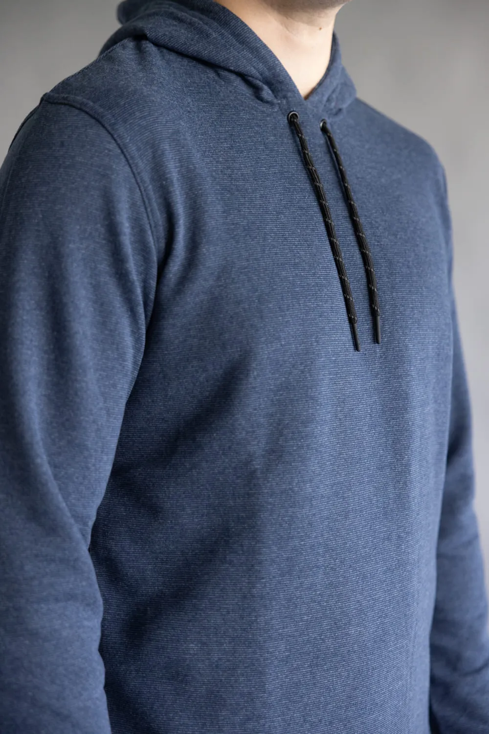 Fleece Lined Hoodie for Men in Navy | TT8115GL-NAVY sold by Glik’s product image thumbnail 3