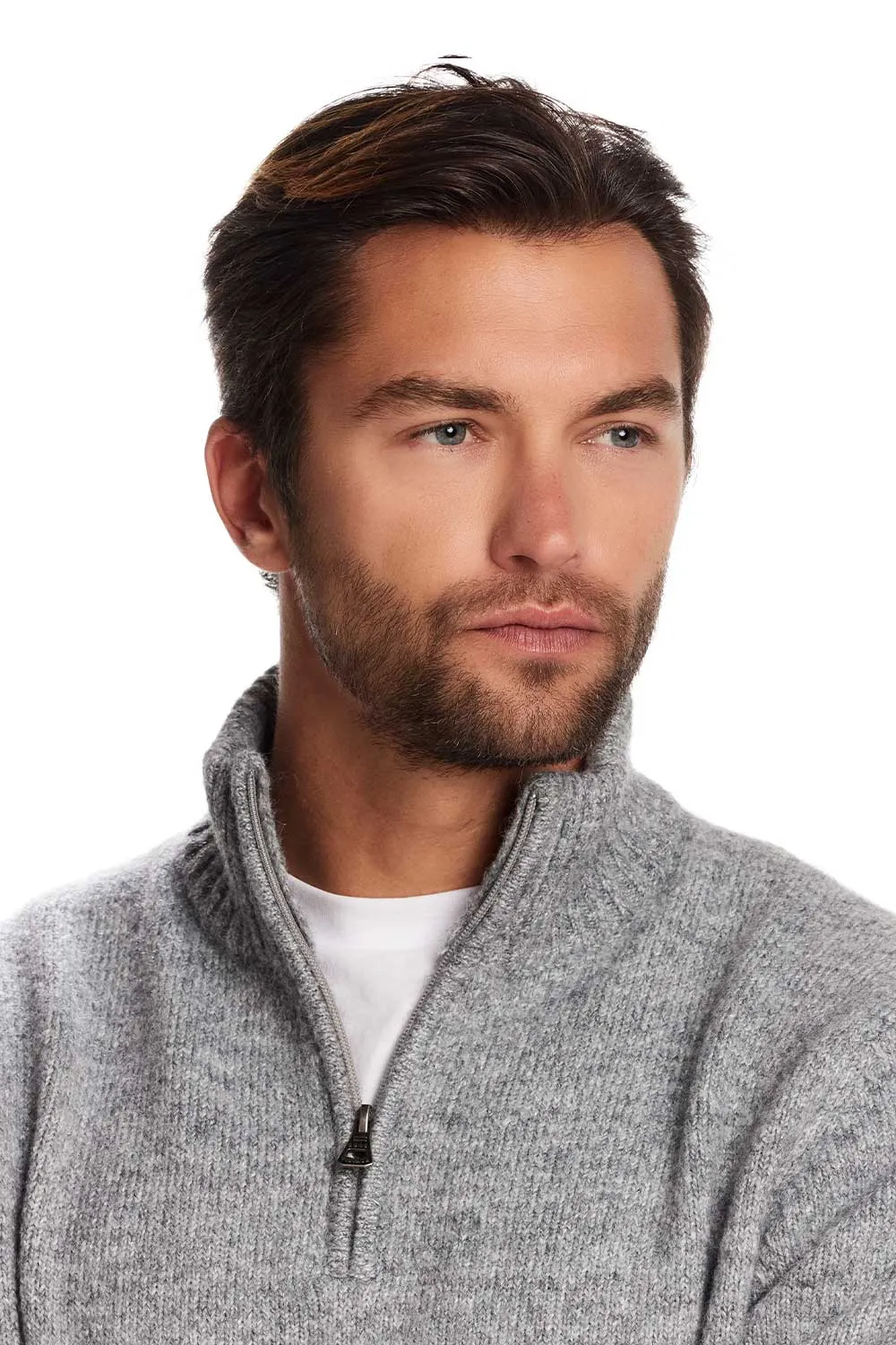 Weatherproof Vintage Fuzzy Quarter Zip for Men in Grey | F2540788GK-GREY sold by Glik’s product image thumbnail 3