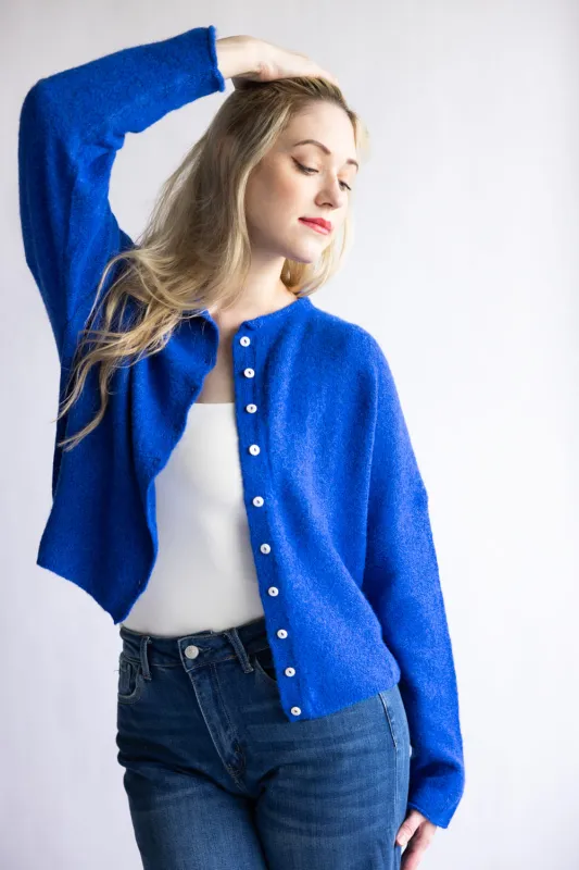 Things Between Piper Cardigan for Women in Blue | TBW237-BLU sold by Glik’s
