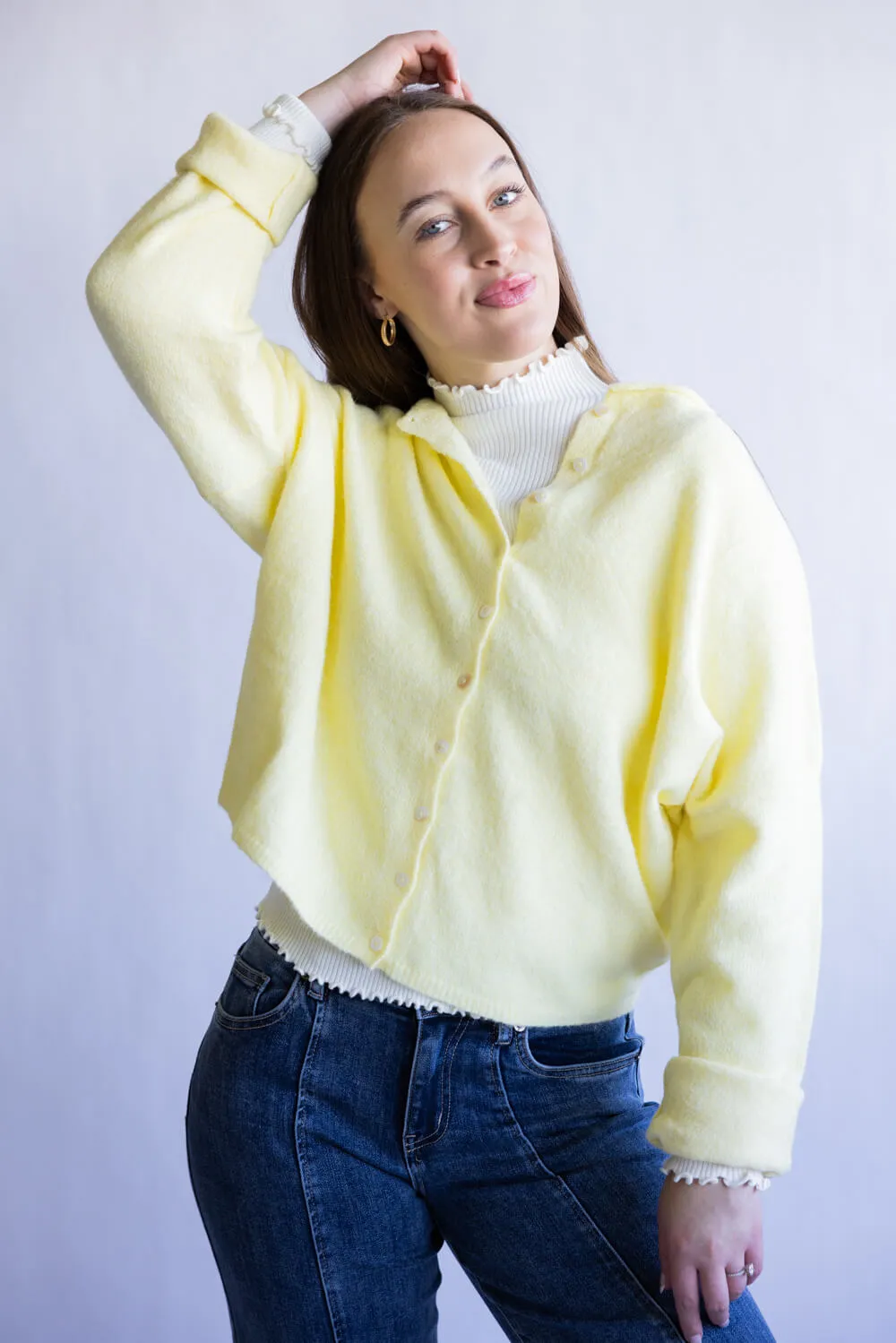 Things Between Piper Cardigan for Women in Butter | TBW237-BTR sold by Glik’s product image thumbnail 3