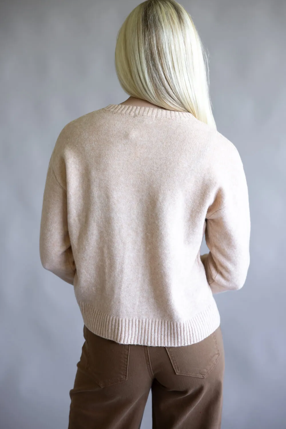 Simply Southern Anastasia Horse Crew Neck Sweater for Women in Tan | PP-0225-SWTR-ANASTASIA-HRS sold by Glik’s product image thumbnail 4