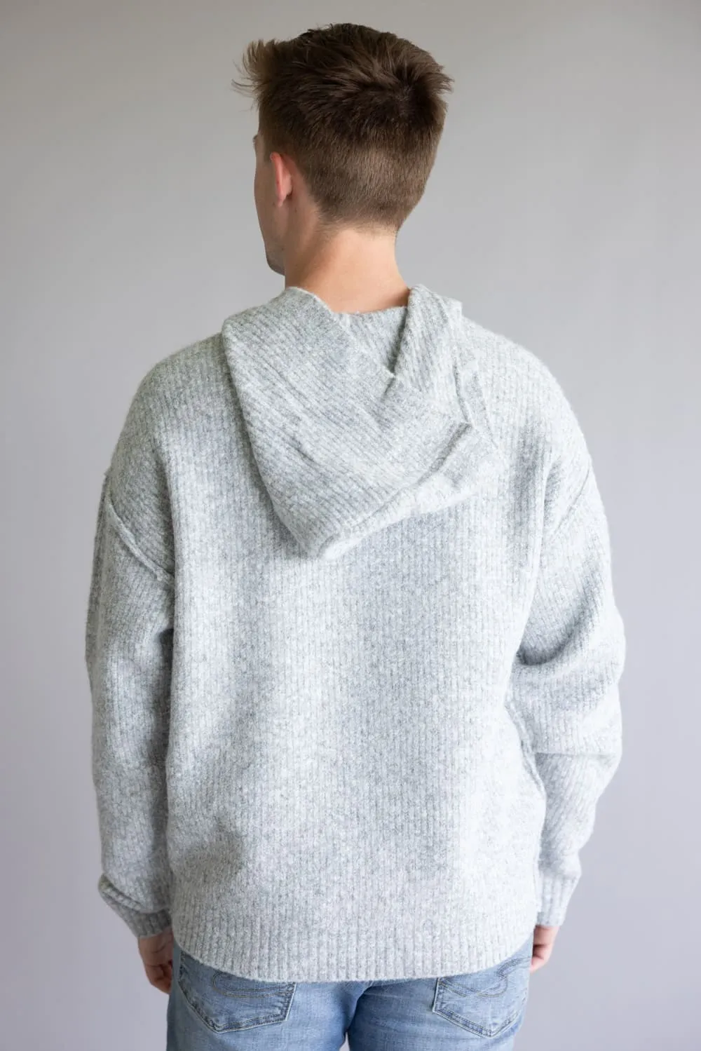 Avery Hooded Sweater for Men in Heather Gray | MCW-177-HTHRGRAY sold by Glik’s product image thumbnail 2