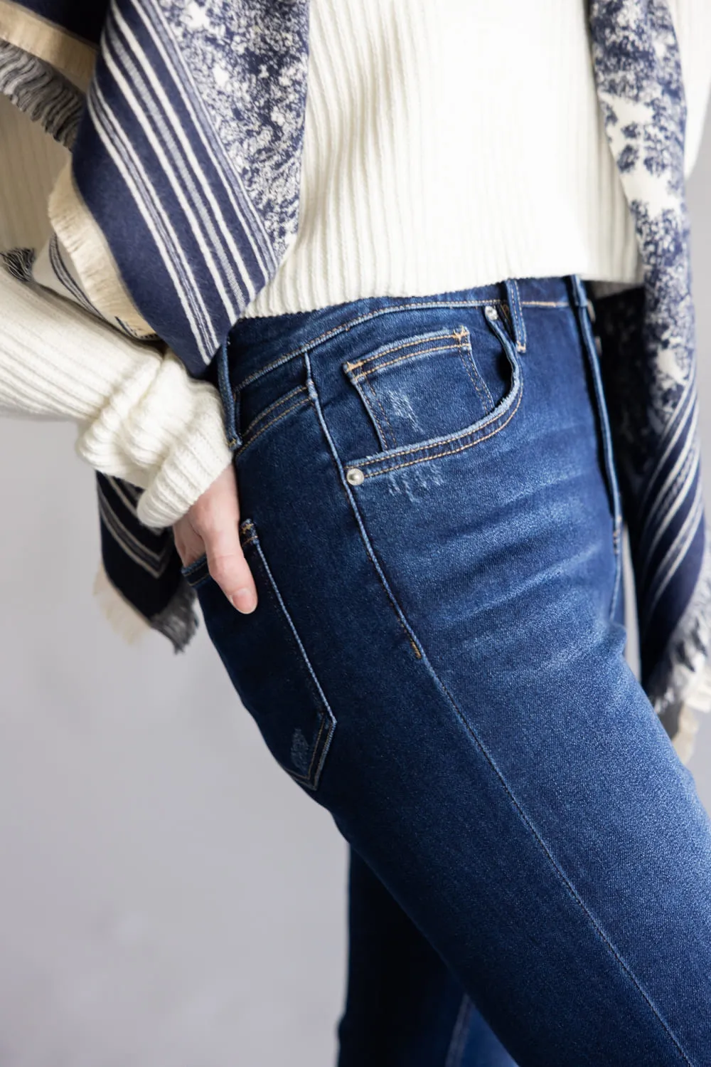 Mica High Rise Flare Jeans for Women | MDP-F3507 sold by Glik’s product image thumbnail 3