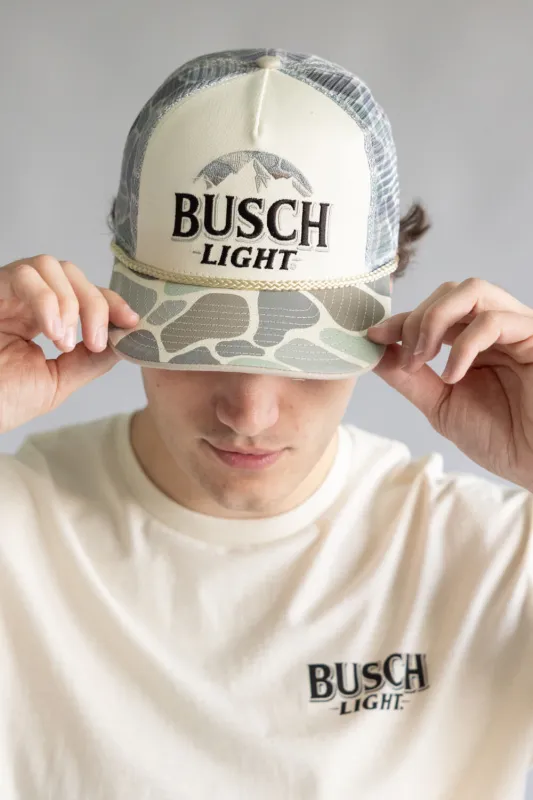 Busch Camo Logo Hat for Men in Camo | 9332-CAMO made by Glik’s