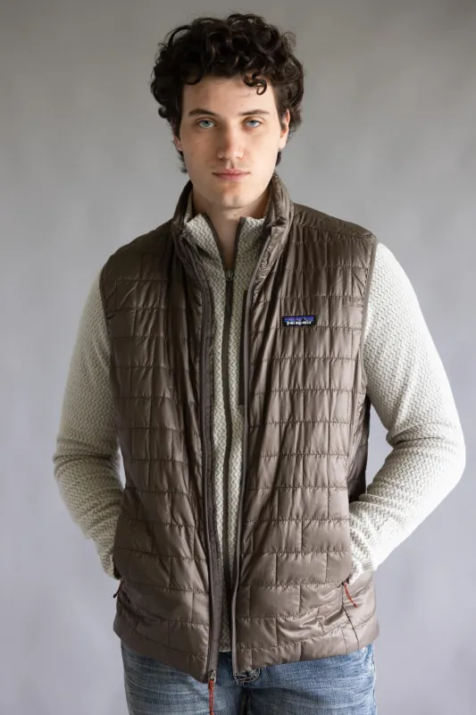 Patagonia Men’s Nano Puff Vest in Marlow Brown | 84243-MRLB BROWN sold by Glik’s