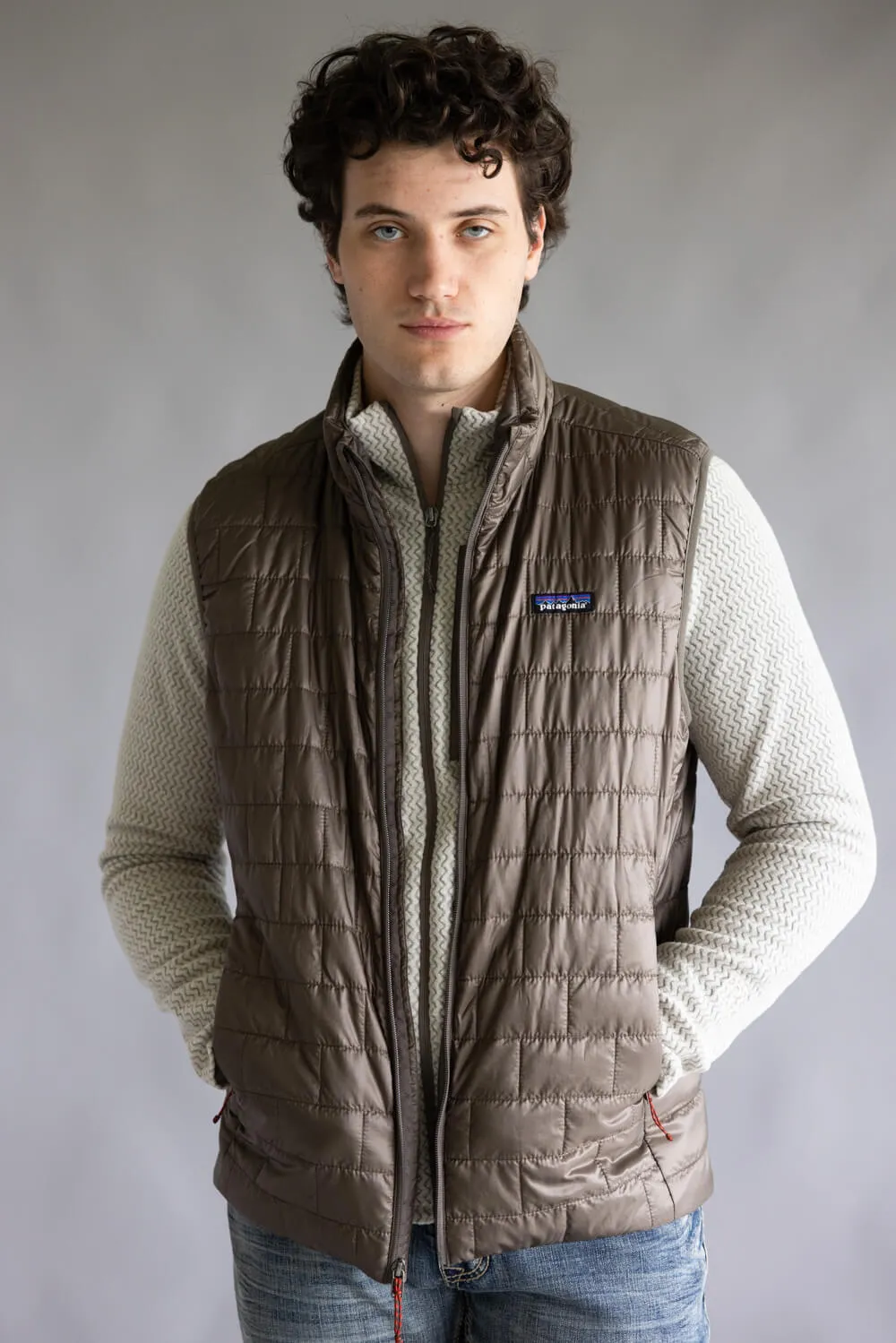 Patagonia Men’s Nano Puff Vest in Marlow Brown | 84243-MRLB BROWN sold by Glik’s