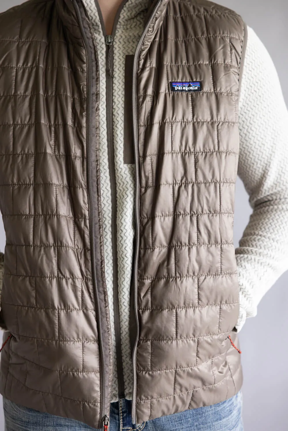 Patagonia Men’s Nano Puff Vest in Marlow Brown | 84243-MRLB BROWN sold by Glik’s product image thumbnail 3