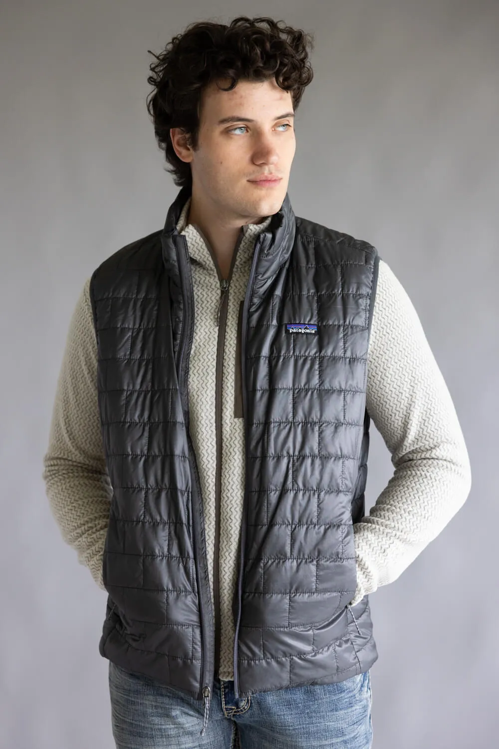 Patagonia Men’s Nano Puff Vest in Forge Grey | 84243-FGE GRAY sold by Glik’s product image thumbnail 3