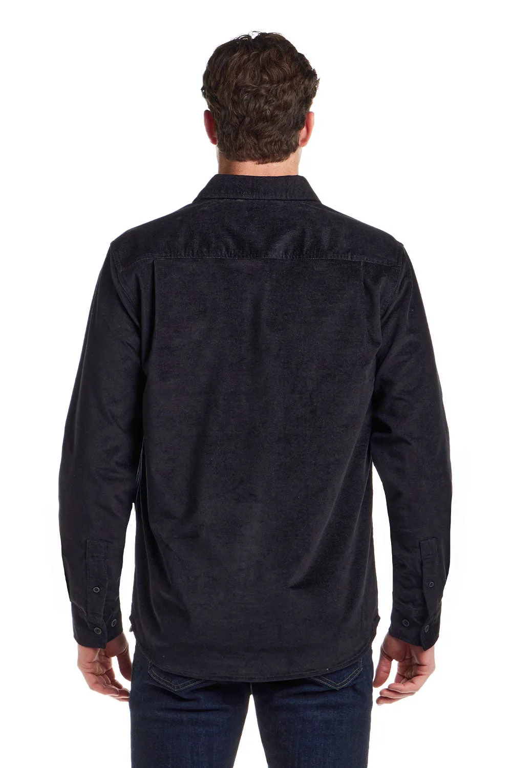 Weatherproof Vintage Superfine Corduroy Overshirt for Men in Moonless Night | F2585916GK-MOONLESSNIGHT sold by Glik’s product image thumbnail 2