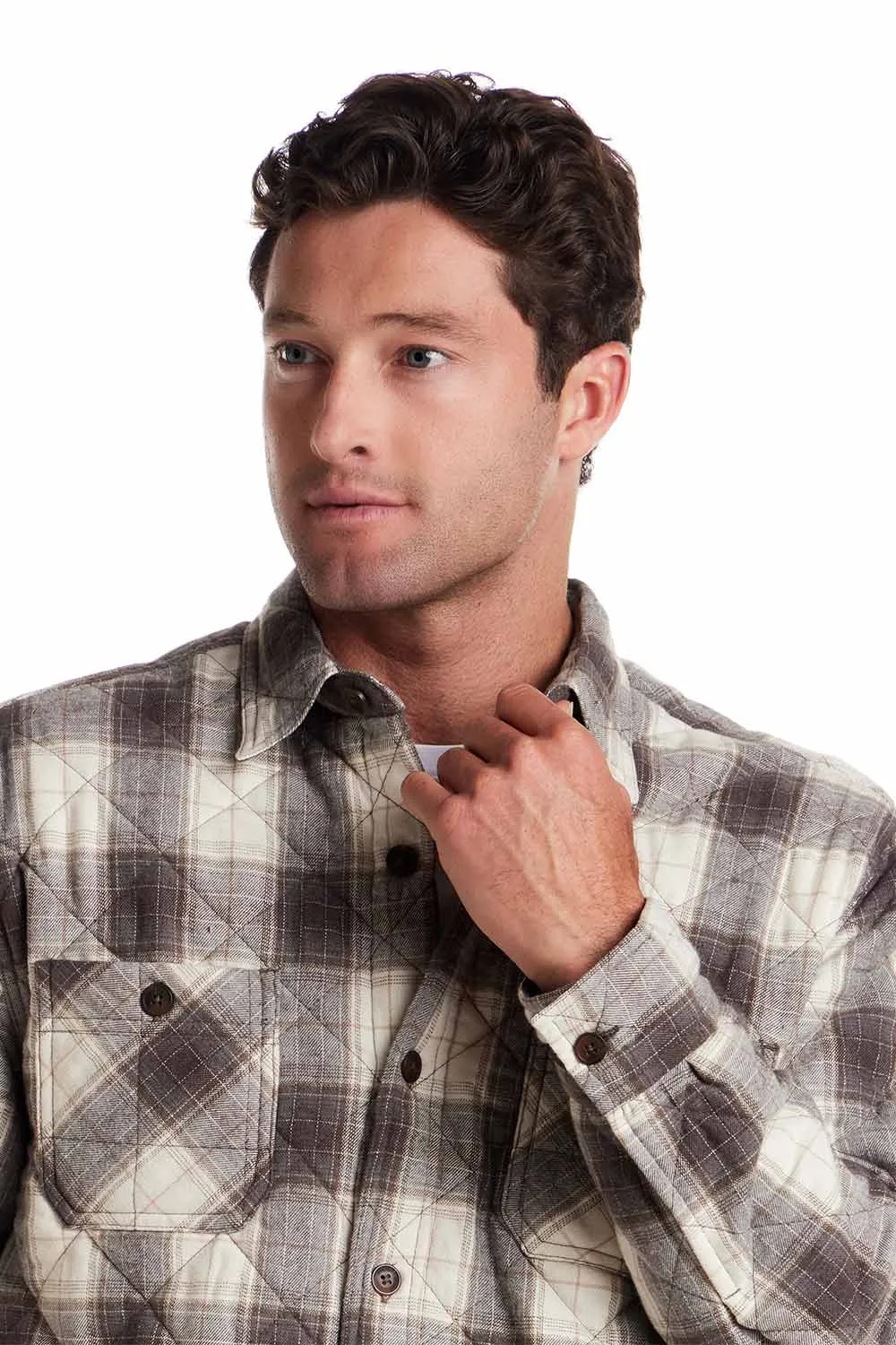 Weatherproof Vintage Quilted Shirt Jacket for Men in Major Brown | F2588091GK-MAJORBRN sold by Glik’s product image thumbnail 3