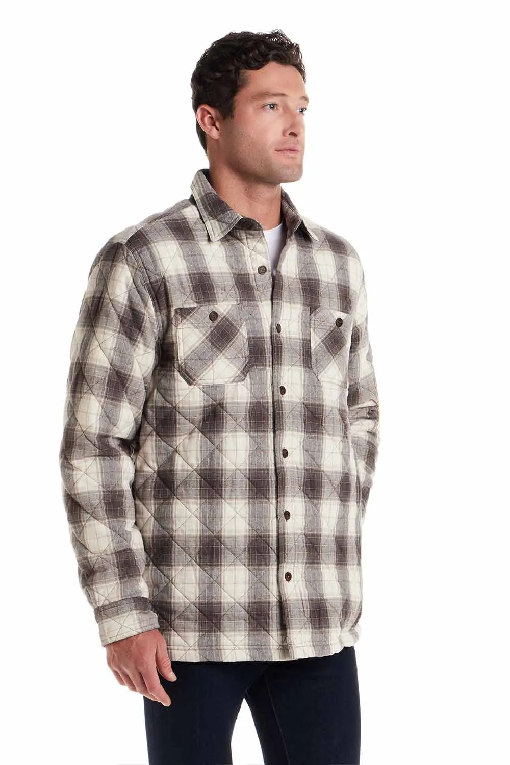 Weatherproof Vintage Quilted Shirt Jacket for Men in Major Brown | F2588091GK-MAJORBRN sold by Glik’s product image thumbnail 5