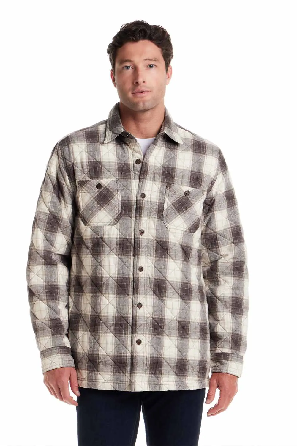 Weatherproof Vintage Quilted Shirt Jacket for Men in Major Brown | F2588091GK-MAJORBRN sold by Glik’s product image thumbnail 4