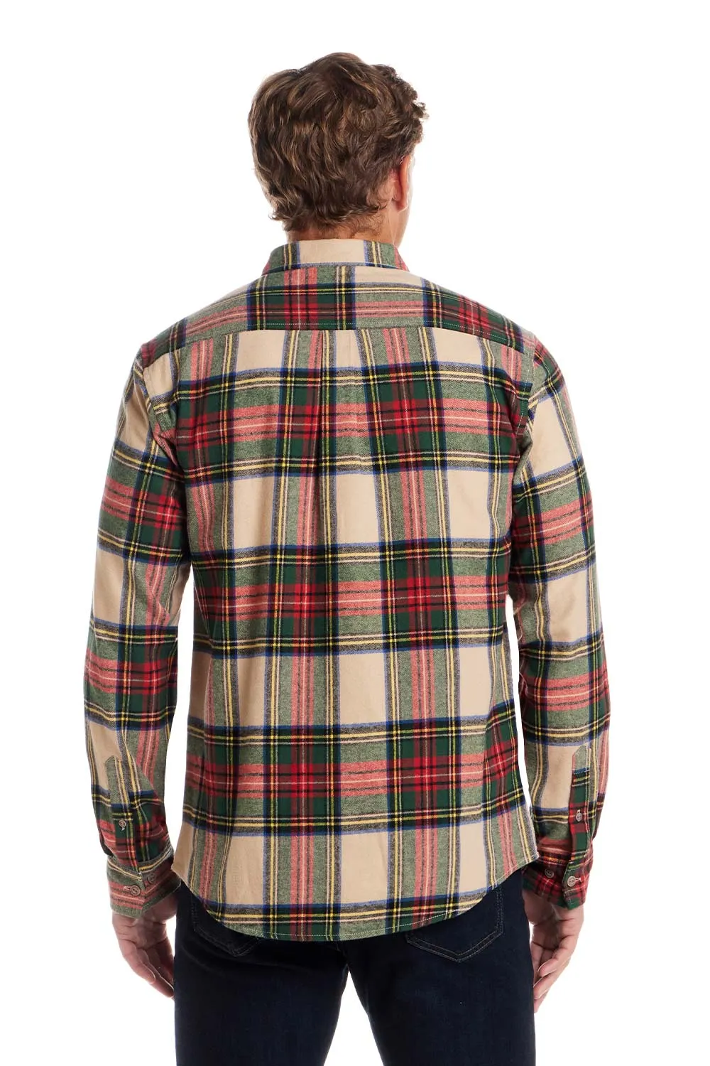 Weatherproof Vintage Brushed Flannel Shirt for Men in Bold Beige | F2585217GK-BOLDBEIGE sold by Glik’s product image thumbnail 2