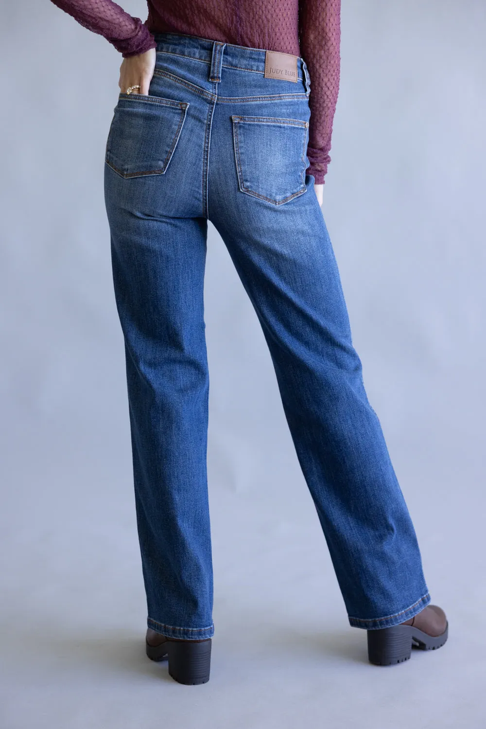 Judy Blue Tummy Control Straight Leg Jeans for Women | 881000REG sold by Glik’s product image thumbnail 4