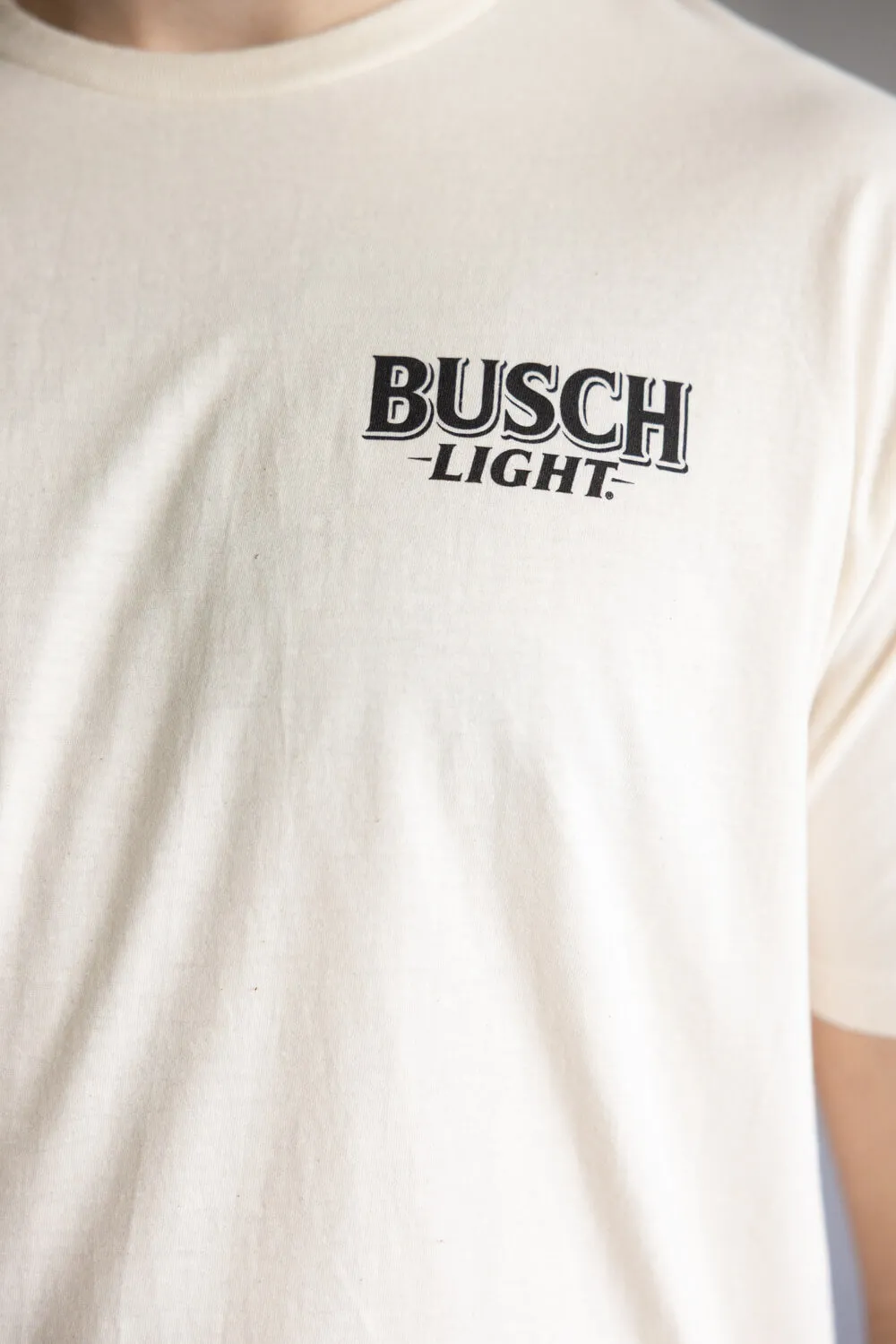 Busch Light Boat Dogs T-Shirt for Men in Cream | 2245-NATURAL sold by Glik’s product image thumbnail 3