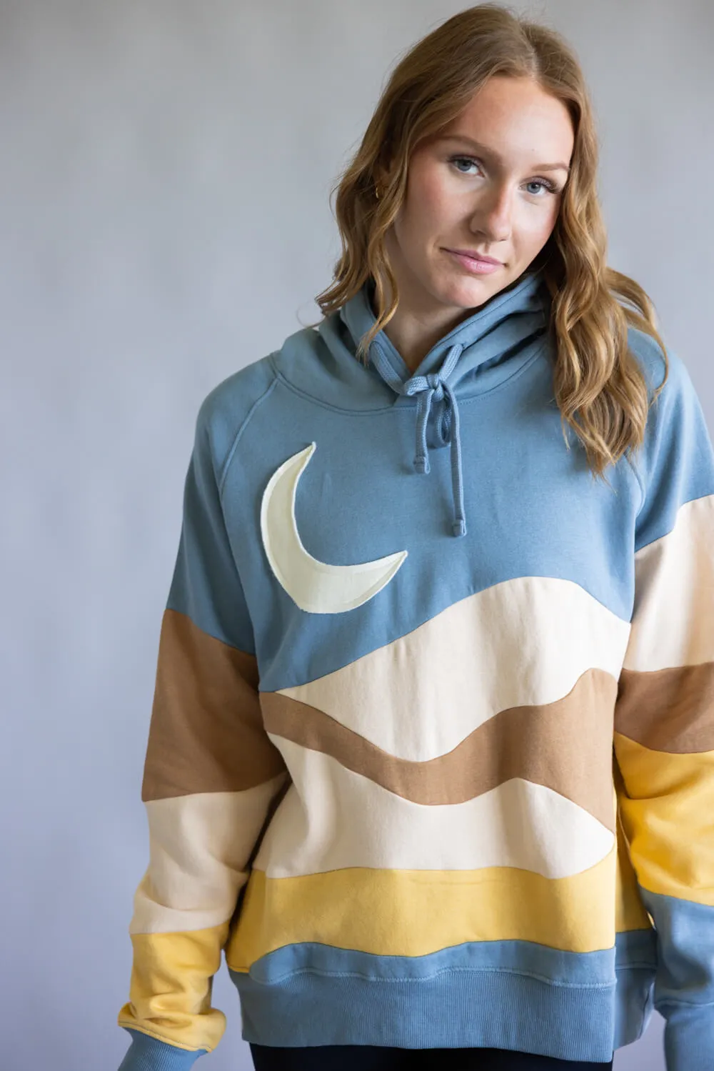 Simply Southern Moon Patch Hoodie for Women in Multi | PP-0225-HD-PATCH-MOON sold by Glik’s