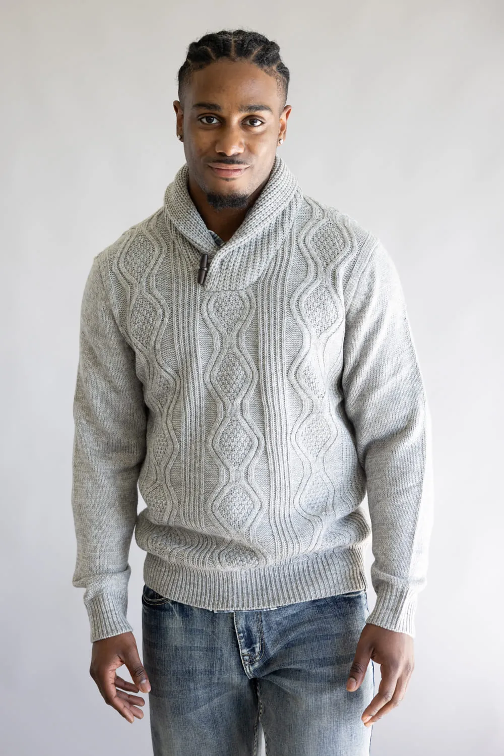 Weatherproof Vintage Shawl Collar Toggle Pullover for Men in Grey | F2540157GK-PALEGREY sold by Glik’s product image thumbnail 2