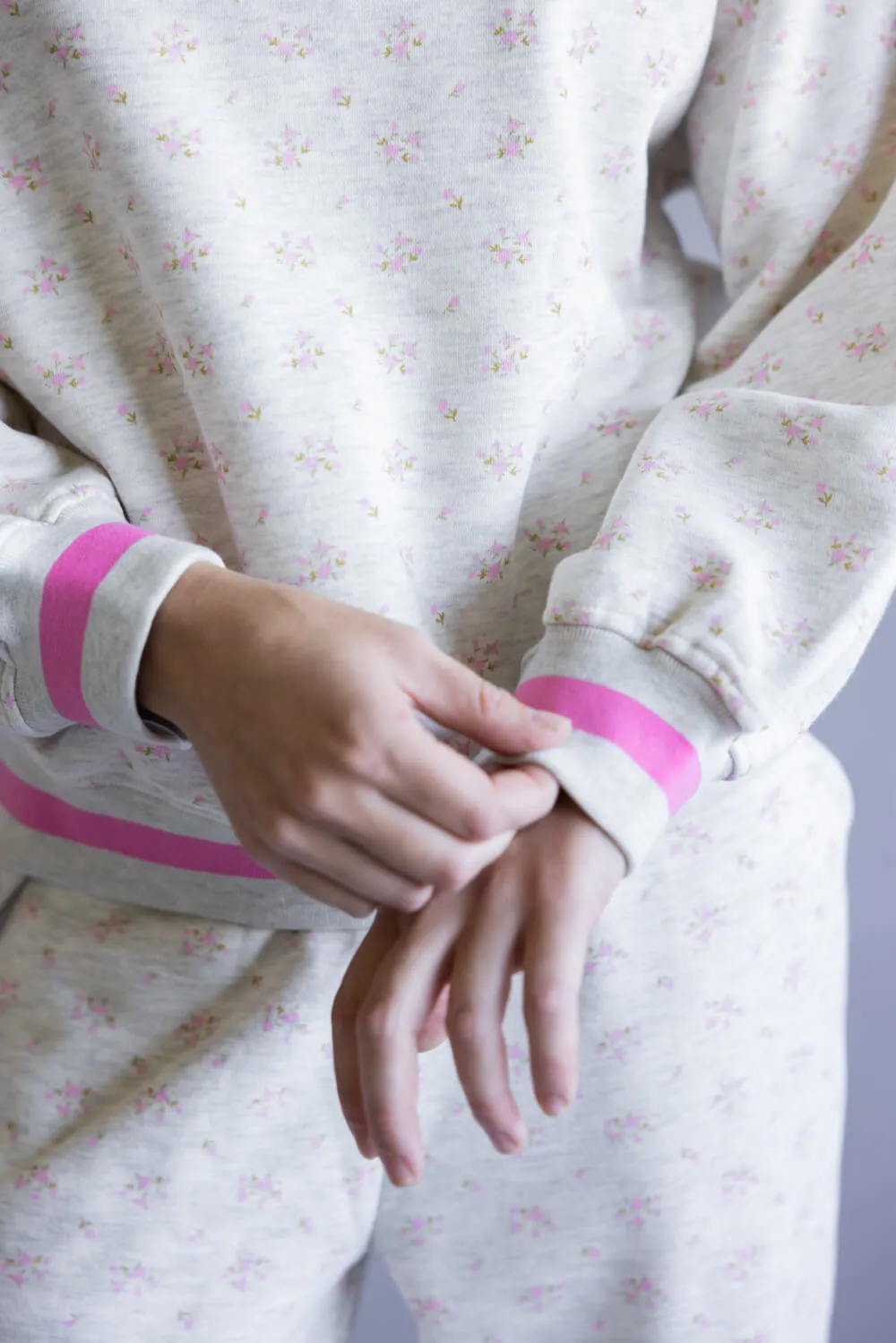 Simply Southern Love Varsity Crew Sweatshirt for Women in Gray | PP-0225-CRW-VARSITY-LOVE sold by Glik’s product image thumbnail 4